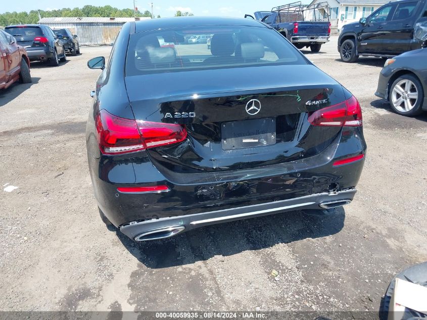 W1K3G4FB6MJ274169 2021 Mercedes-Benz A 220 4Matic