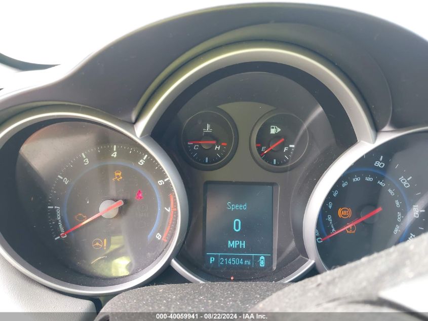 2012 Chevrolet Cruze Eco VIN: 1G1PJ5SC7C7329637 Lot: 40059941