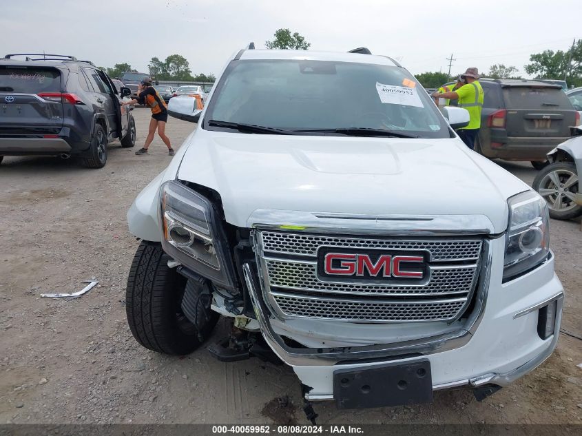 2016 GMC Terrain Denali VIN: 2GKFLVE37G6315322 Lot: 40059952