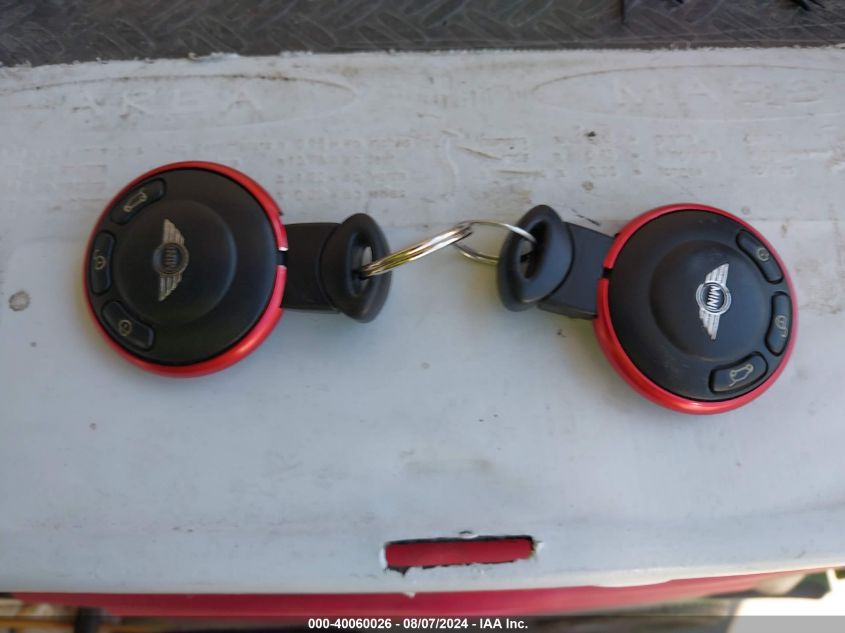 2009 Mini Cooper S VIN: WMWMF73589TW84224 Lot: 40060026