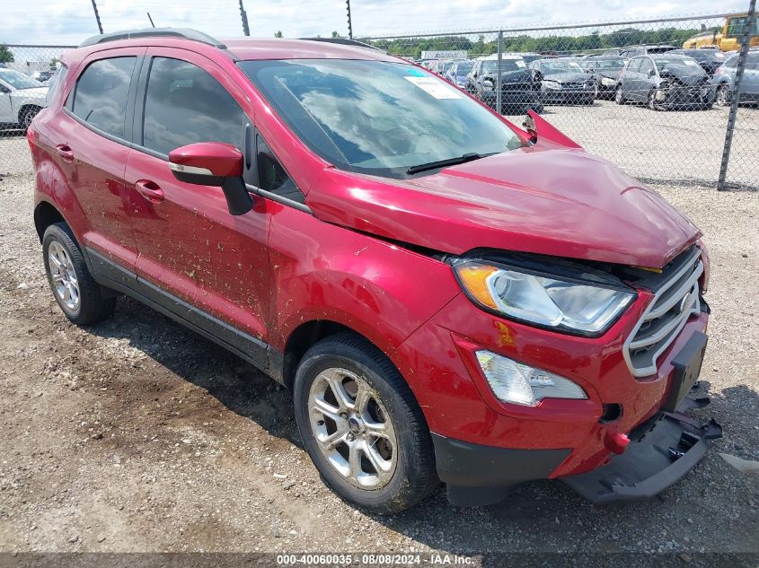 2018 Ford Ecosport Se VIN: MAJ6P1UL0JC199699 Lot: 40060035