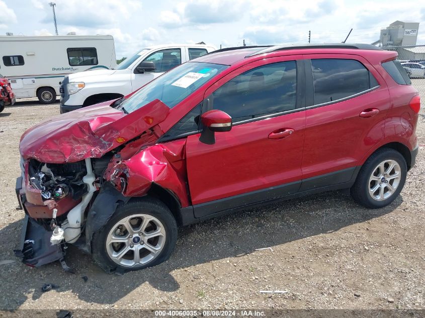 VIN MAJ6P1UL0JC199699 2018 FORD ECOSPORT SE