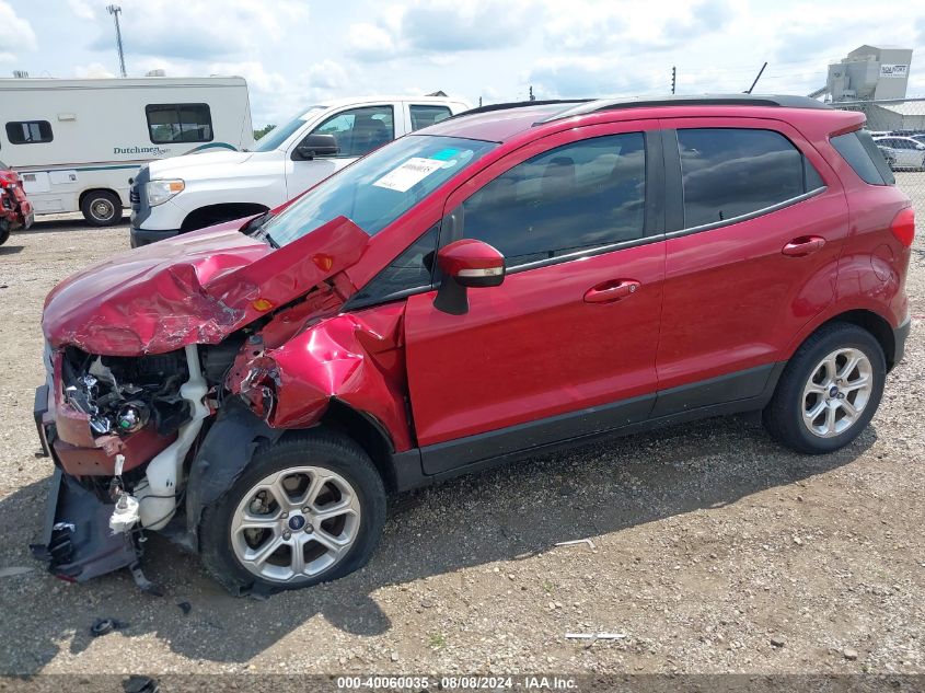 2018 Ford Ecosport Se VIN: MAJ6P1UL0JC199699 Lot: 40060035