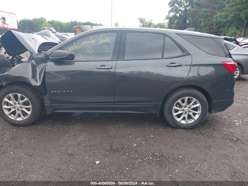 2018 Chevrolet Equinox Ls VIN: 3GNAXREV7JS560415 Lot: 40060056