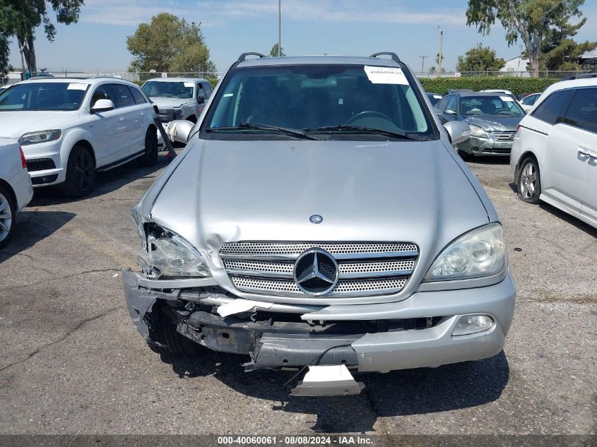 2004 Mercedes-Benz Ml 500 4Matic VIN: 4JGAB75E04A463439 Lot: 40060061