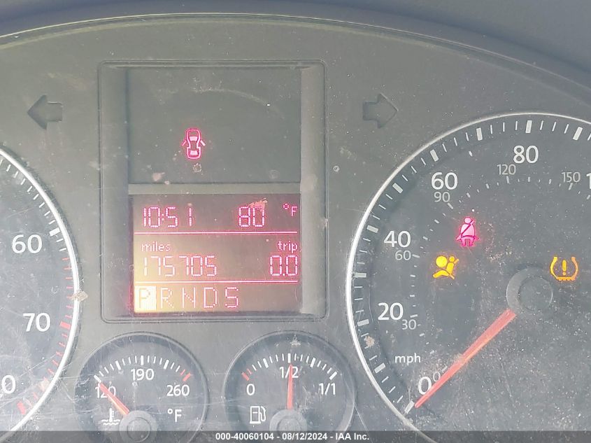 2009 Volkswagen Jetta S VIN: 3VWJZ71K89M011287 Lot: 40060104