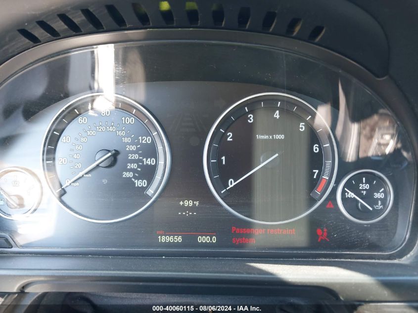 2012 BMW 528I VIN: WBAXG5C54CDX03528 Lot: 40060115