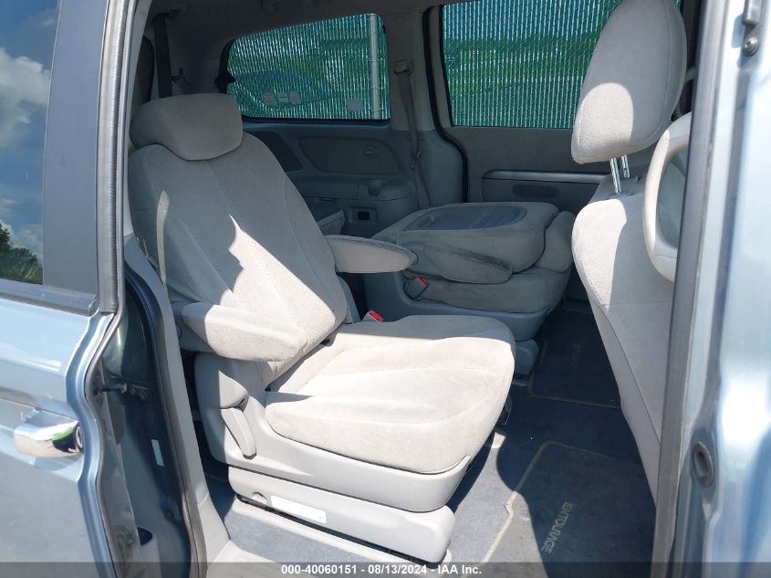 2008 Hyundai Entourage Gls/Limited VIN: KNDMC233486052315 Lot: 40060151