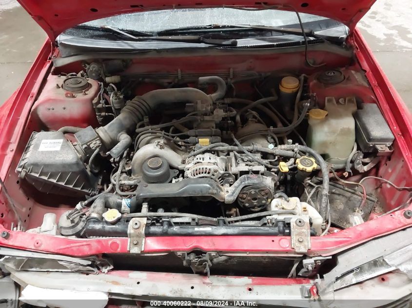 1995 Subaru Impreza L VIN: JF1GM2356SG405172 Lot: 40060222