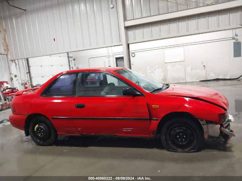 1995 Subaru Impreza L VIN: JF1GM2356SG405172 Lot: 40060222