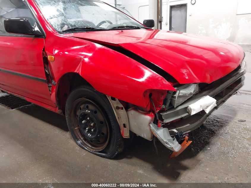 1995 Subaru Impreza L VIN: JF1GM2356SG405172 Lot: 40060222