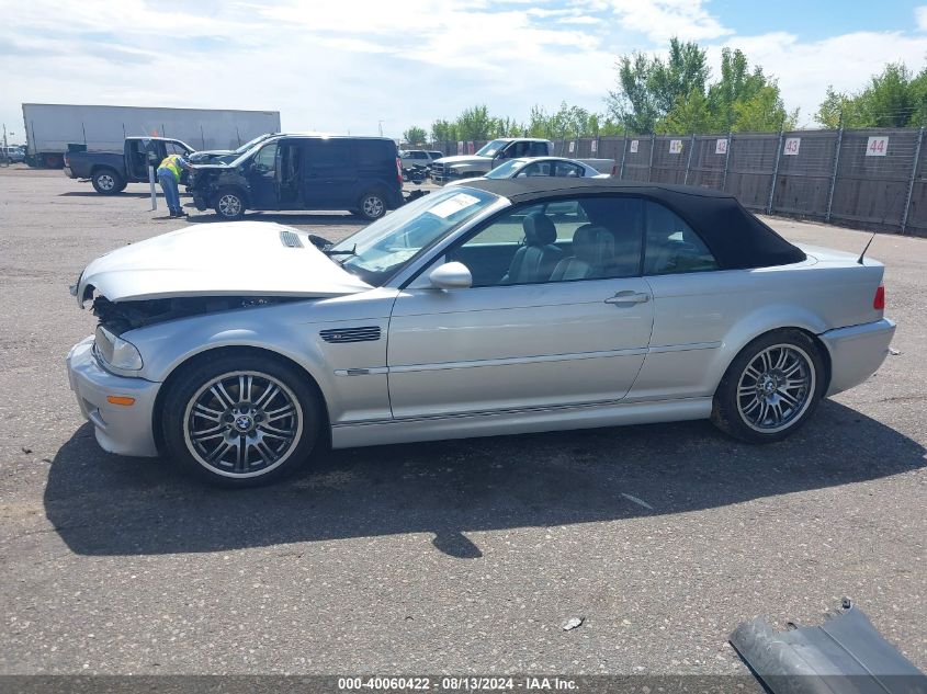 2004 BMW M3 VIN: WBSBR93414PK07097 Lot: 40060422