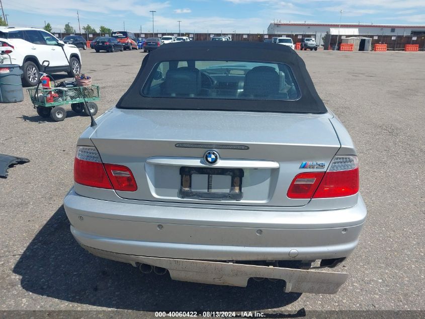 2004 BMW M3 VIN: WBSBR93414PK07097 Lot: 40060422