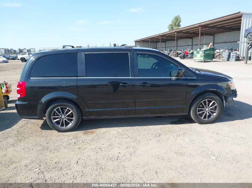 2017 Dodge Grand Caravan Sxt VIN: 2C4RDGCG0HR828368 Lot: 40060427