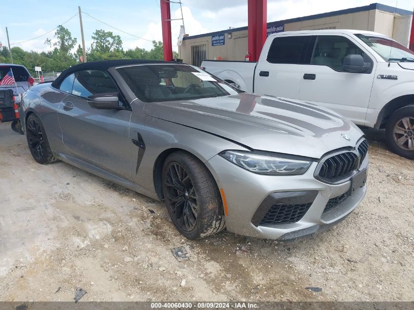 2022 BMW M8 Cabriolet Competition VIN: WBSDZ0C00NCK23737 Lot: 40060430