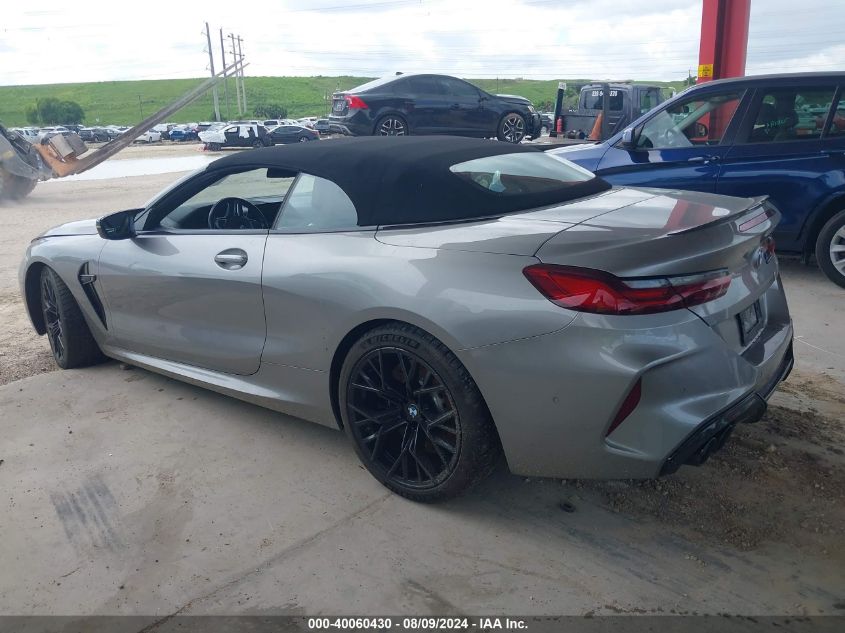 2022 BMW M8 Cabriolet Competition VIN: WBSDZ0C00NCK23737 Lot: 40060430