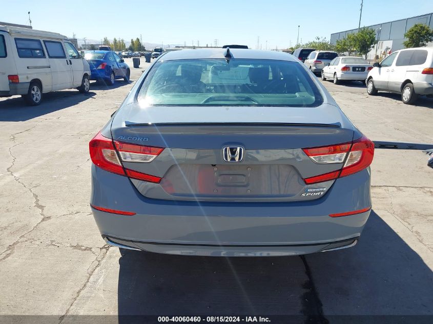 2022 Honda Accord Hybrid Sport VIN: 1HGCV3F29NA045935 Lot: 40060460