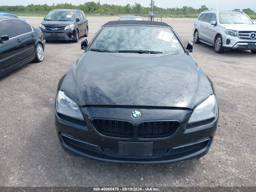 2013 BMW 650I VIN: WBAYP9C50DDW21311 Lot: 40060479