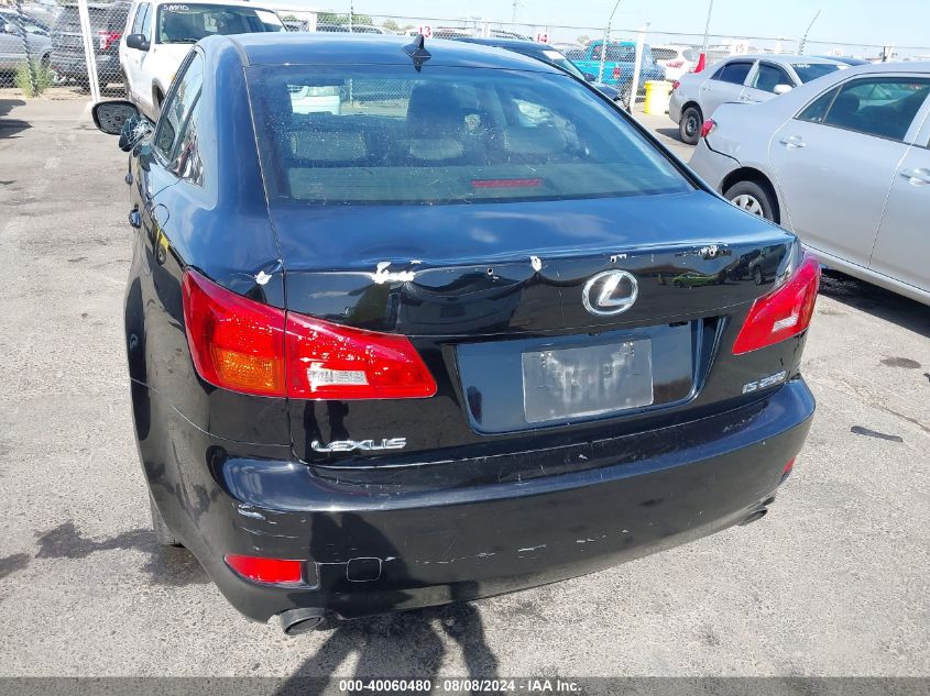 2008 Lexus Is 250 VIN: JTHBK262385056468 Lot: 40060480