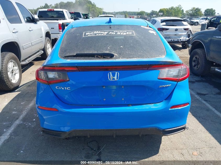 2022 Honda Civic Sport VIN: 19XFL2H82NE017453 Lot: 40060493