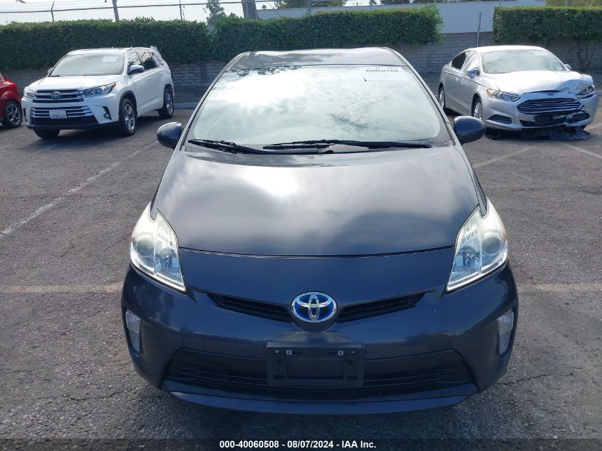 2014 Toyota Prius Two VIN: JTDKN3DU2E0376313 Lot: 40060508