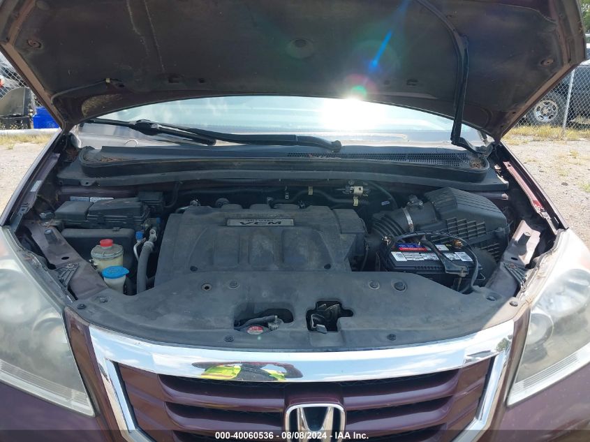 2010 Honda Odyssey Ex-L VIN: 5FNRL3H7XAB070030 Lot: 40060536