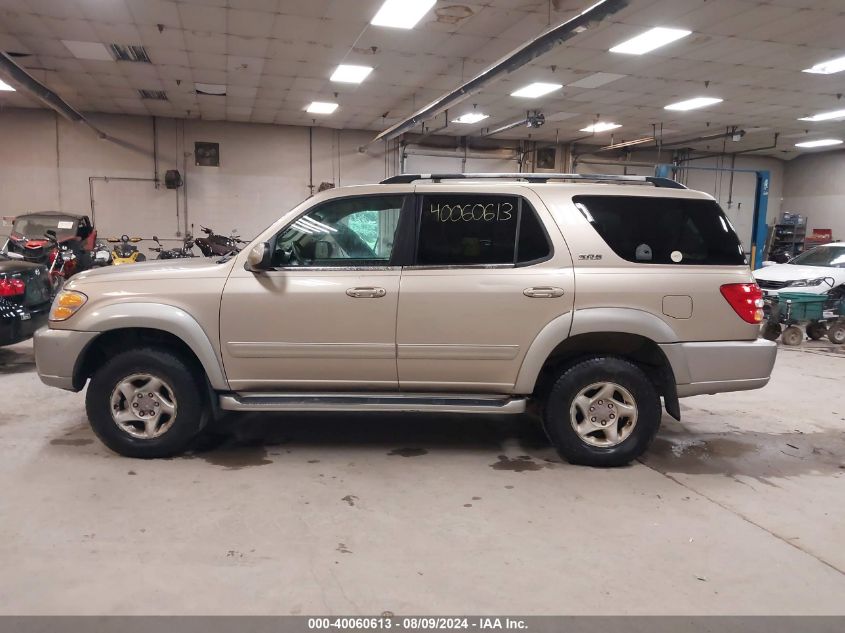 2001 Toyota Sequoia Sr5 V8 VIN: 5TDBT44A91S048315 Lot: 40060613