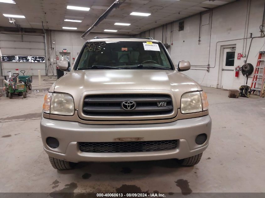 2001 Toyota Sequoia Sr5 V8 VIN: 5TDBT44A91S048315 Lot: 40060613