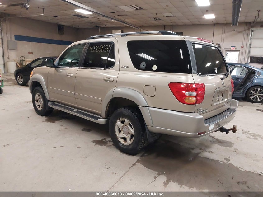 2001 Toyota Sequoia Sr5 V8 VIN: 5TDBT44A91S048315 Lot: 40060613