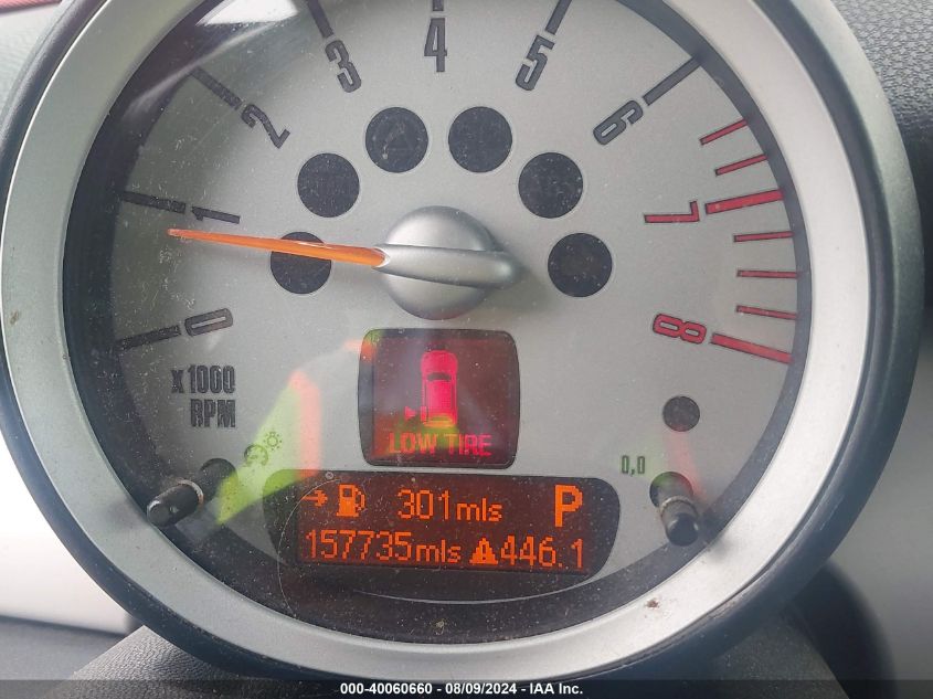 2009 Mini Cooper Clubman VIN: WMWML33519TX33104 Lot: 40060660