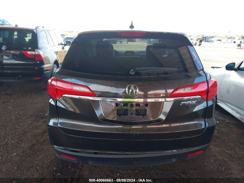 2015 Acura Rdx VIN: 5J8TB3H34FL013575 Lot: 40060663