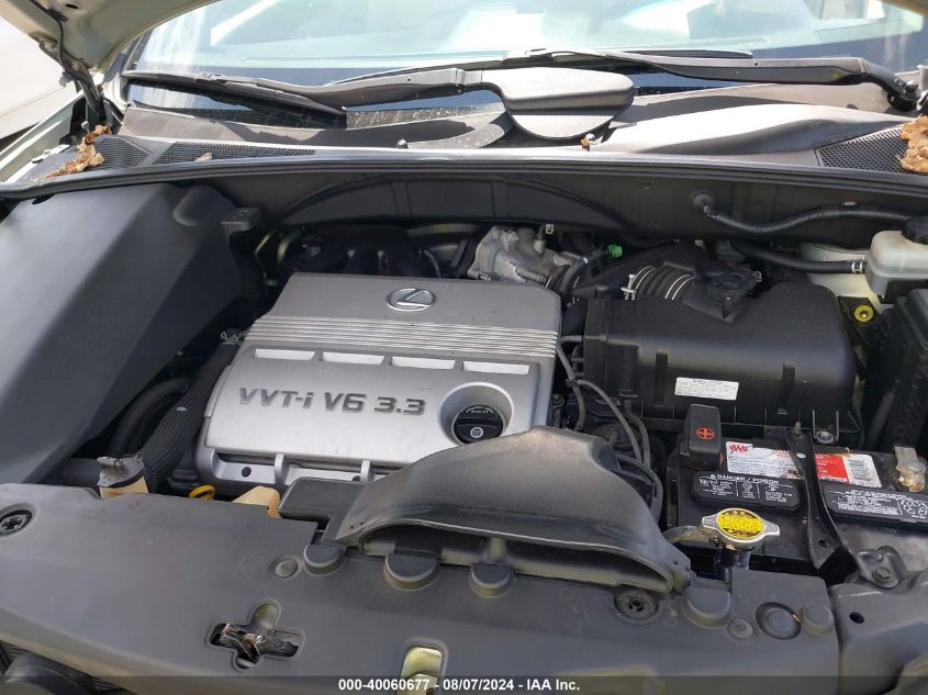 2006 Lexus Rx 330 VIN: JTJHA31U360102479 Lot: 40060677