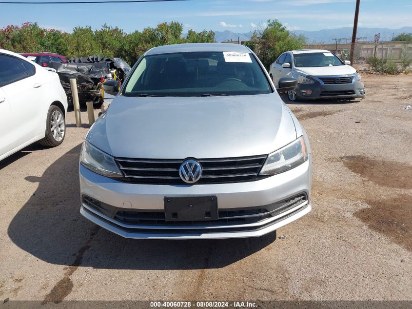 2016 Volkswagen Jetta 1.4T S VIN: 3VW167AJ8GM293587 Lot: 40060728