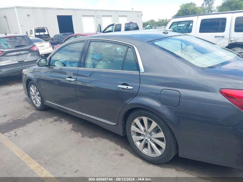 2011 Toyota Avalon Limited VIN: 4T1BK3DB9BU391396 Lot: 40060744