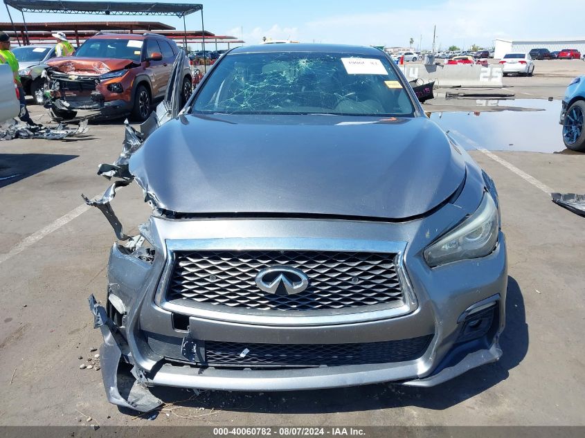 2018 Infiniti Q50 3.0T Red Sport 400 VIN: JN1FV7AP4JM461442 Lot: 40060782