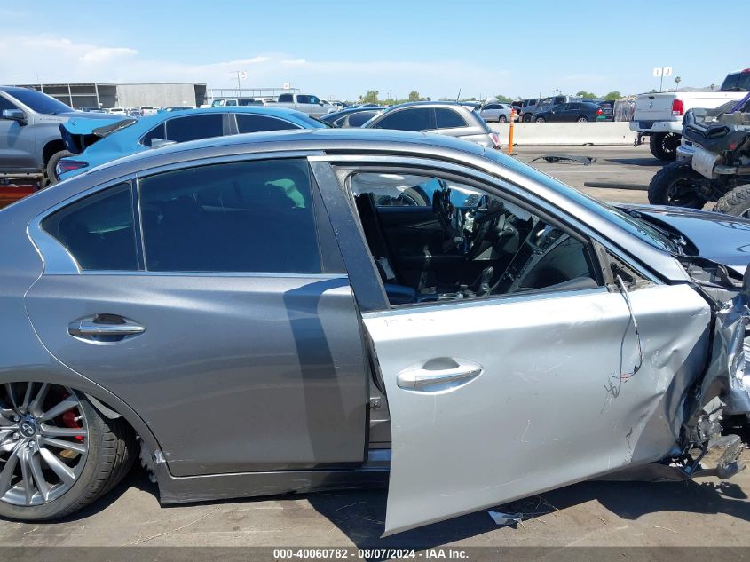 2018 Infiniti Q50 3.0T Red Sport 400 VIN: JN1FV7AP4JM461442 Lot: 40060782