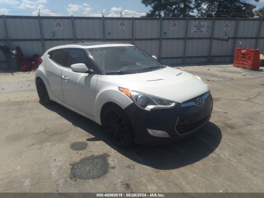 2012 Hyundai Veloster Base W/Gray VIN: KMHTC6AD0CU079347 Lot: 40060819