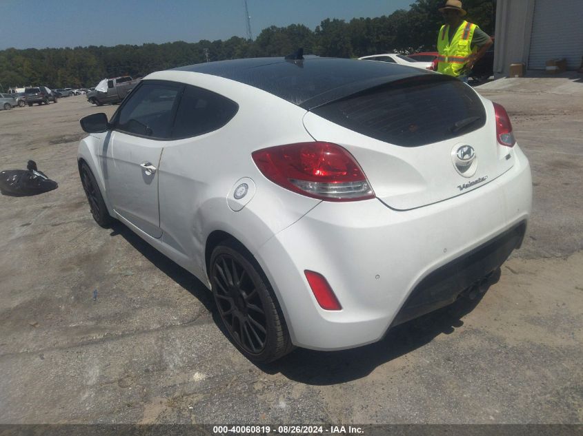 2012 Hyundai Veloster Base W/Gray VIN: KMHTC6AD0CU079347 Lot: 40060819