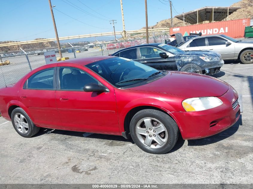2002 Dodge Stratus Se Plus VIN: 1B3EL46RX2N168147 Lot: 40060829
