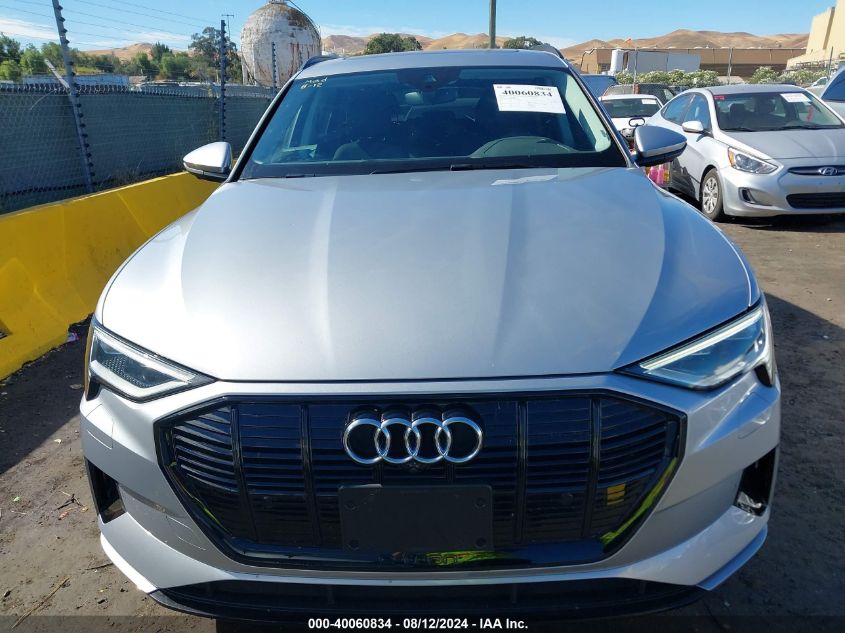 2022 Audi E-Tron Premium Quattro VIN: WA1AAAGE7NB012967 Lot: 40060834