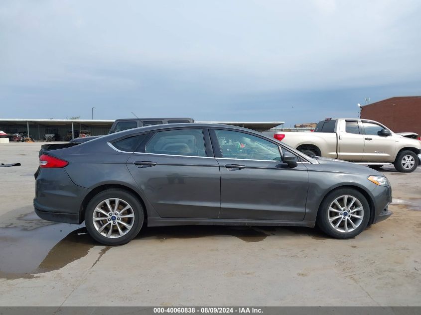 2017 Ford Fusion Se VIN: 3FA6P0H71HR142737 Lot: 40060838