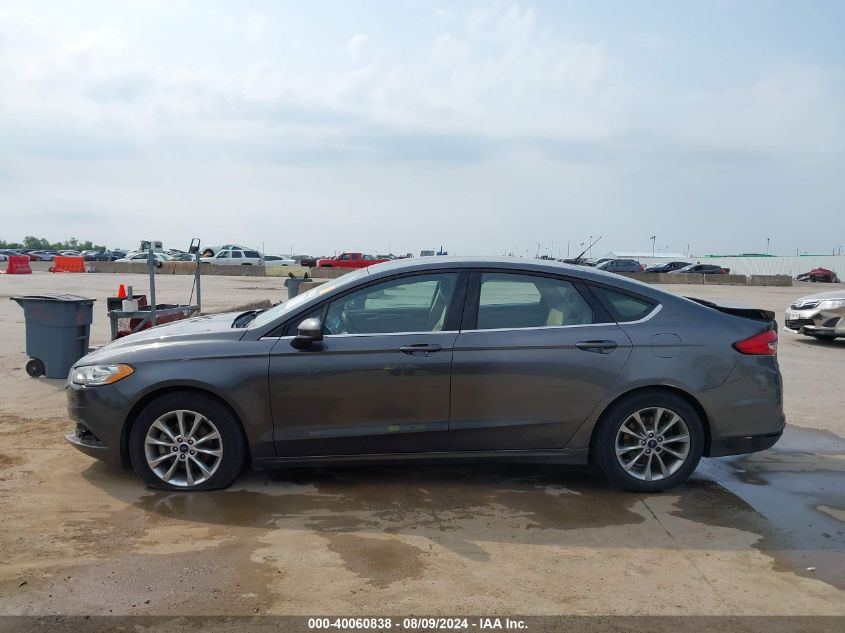 2017 Ford Fusion Se VIN: 3FA6P0H71HR142737 Lot: 40060838