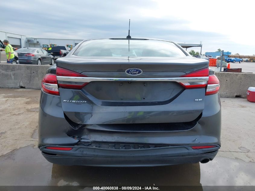 2017 Ford Fusion Se VIN: 3FA6P0H71HR142737 Lot: 40060838