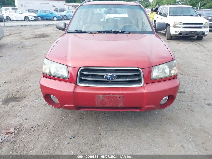 2004 Subaru Forester 2.5Xs VIN: JF1SG65634H716344 Lot: 40060886