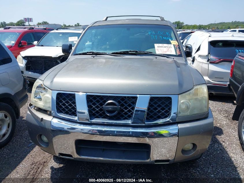 2006 Nissan Armada Le VIN: 5N1AA08A56N735305 Lot: 40060925