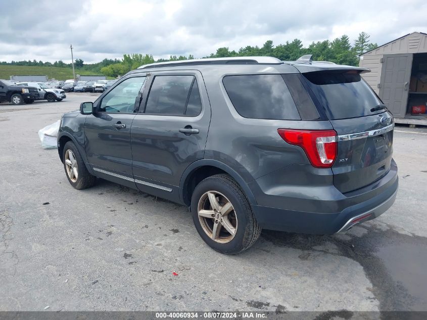 2016 Ford Explorer Xlt VIN: 1FM5K8D82GGA96550 Lot: 40060934