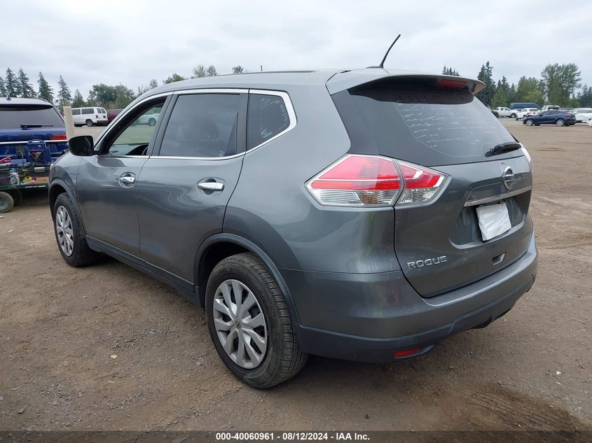 2015 NISSAN ROGUE S/SL/SV - KNMAT2MT4FP587444
