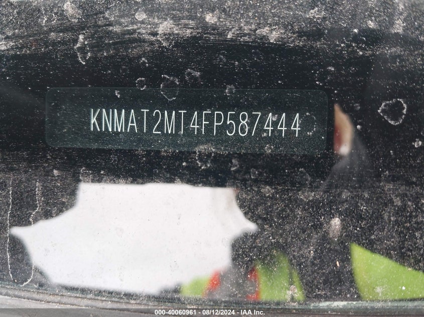 2015 NISSAN ROGUE S/SL/SV - KNMAT2MT4FP587444