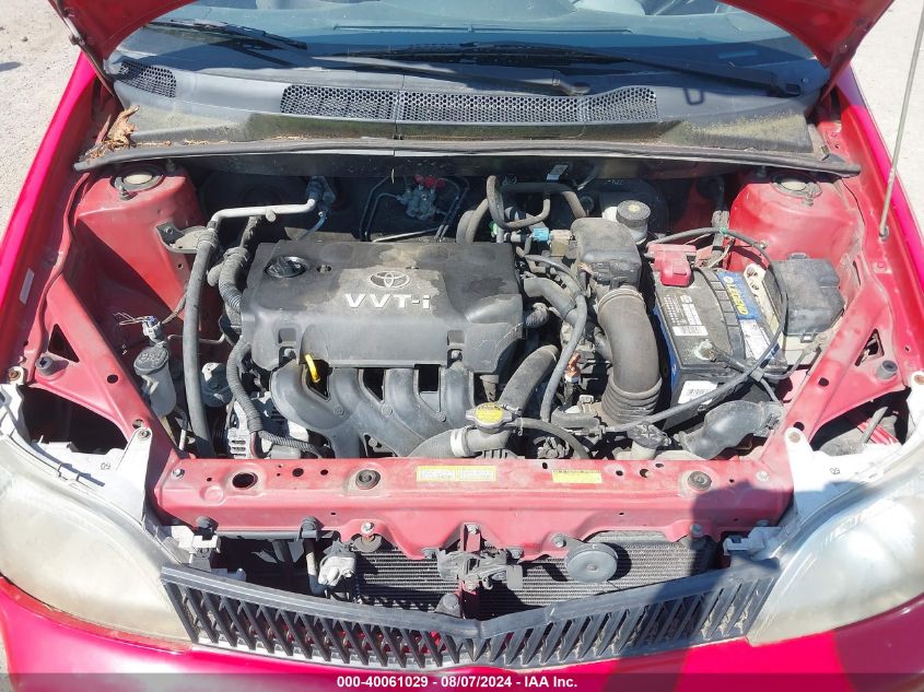 2001 Toyota Echo VIN: JTDAT123010186892 Lot: 40061029