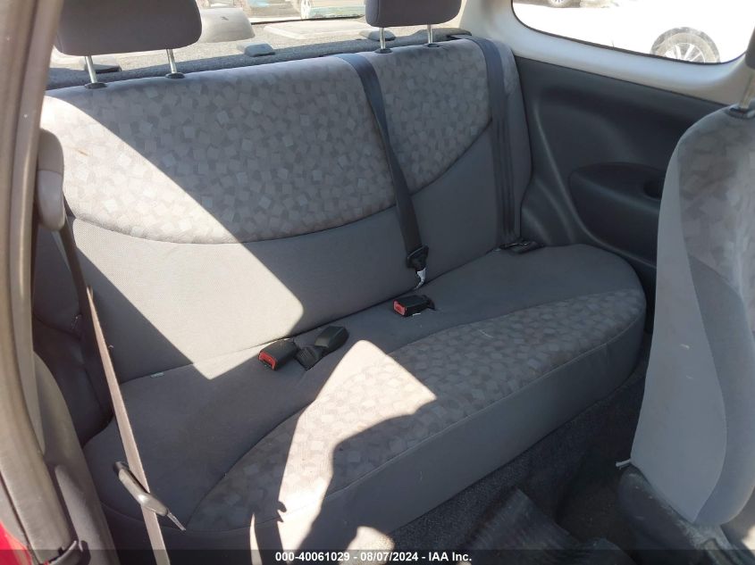 2001 Toyota Echo VIN: JTDAT123010186892 Lot: 40061029